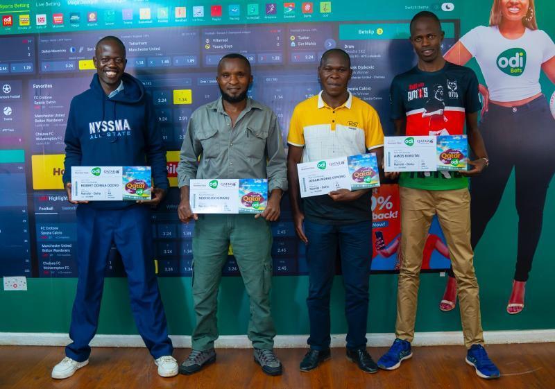 Firs Batch of Odibets Winners and Influencers Depart for Qatar
